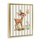 Stupell Industries Baby Deer with Butterfly Floating Frame, design by LSR Design Studio
